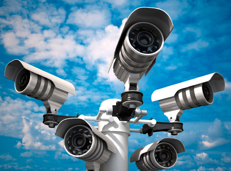 Установка камер видеонаблюдения здания и  периметра